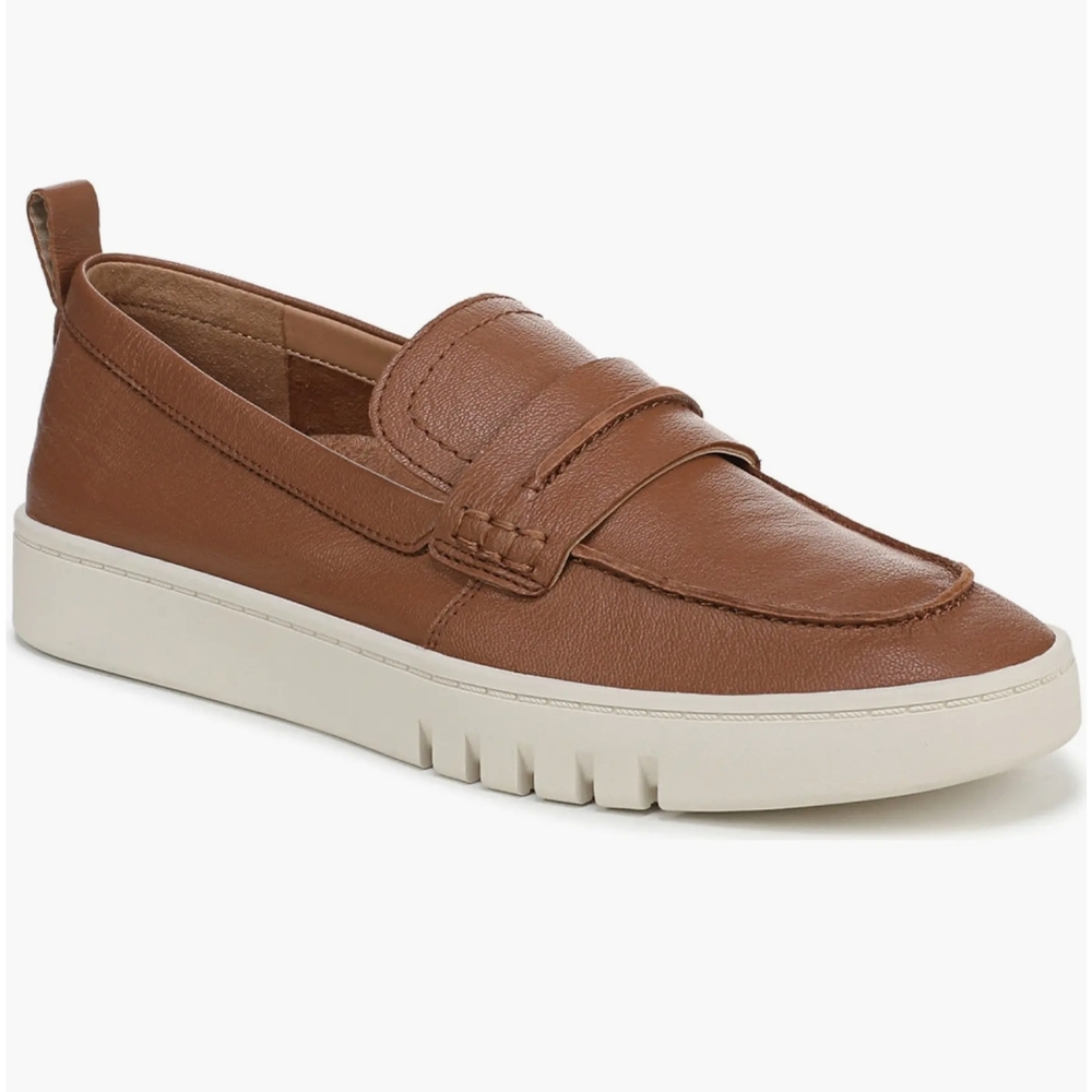 Sizes 6&13 Women Vionic New  Leather Chantel Penny Loafer SlipOn Sneaker